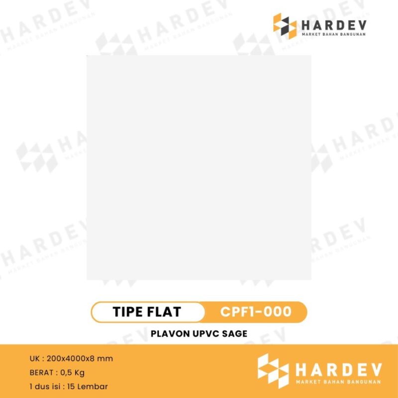 SAGE | PLAFON UPVC CPF1-000 dan CPT1-000 Doff