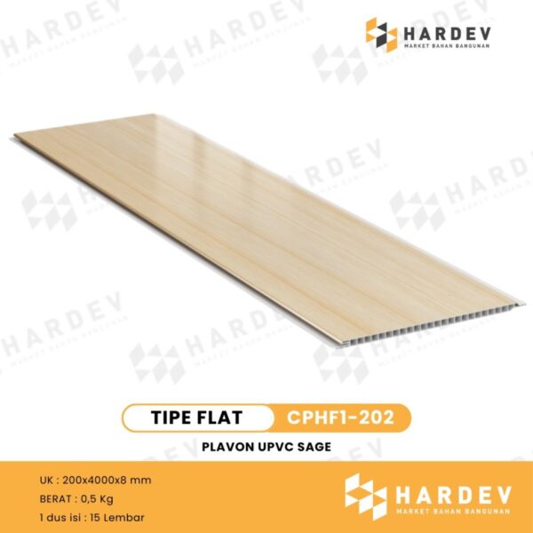 SAGE | PLAFON UPVC CPHF1-202 dan CPHT1-202 Glossy | Per Box