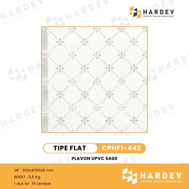 SAGE | PLAFON UPVC CPHF1-442 Glossy | Per Box - Image 2