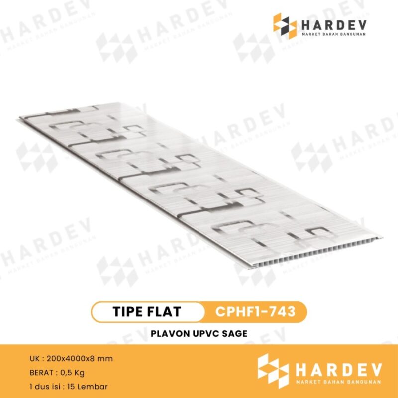 SAGE | PLAFON UPVC CPHF1-743 Glossy | Per Box