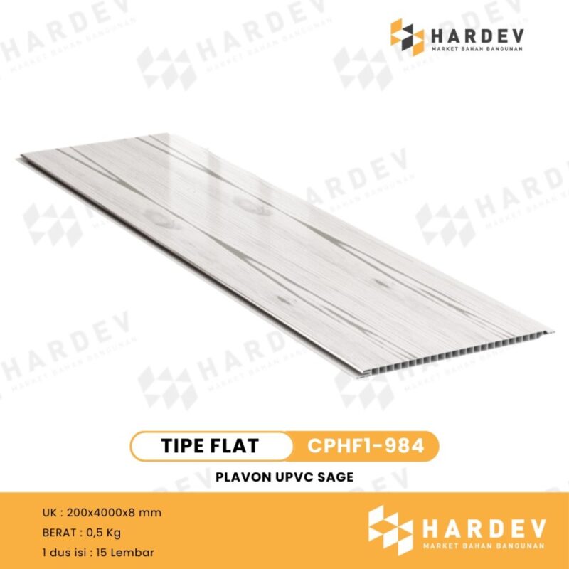 SAGE | PLAFON UPVC CPHF1-984 dan CPHT1-984 Glossy | Per Box