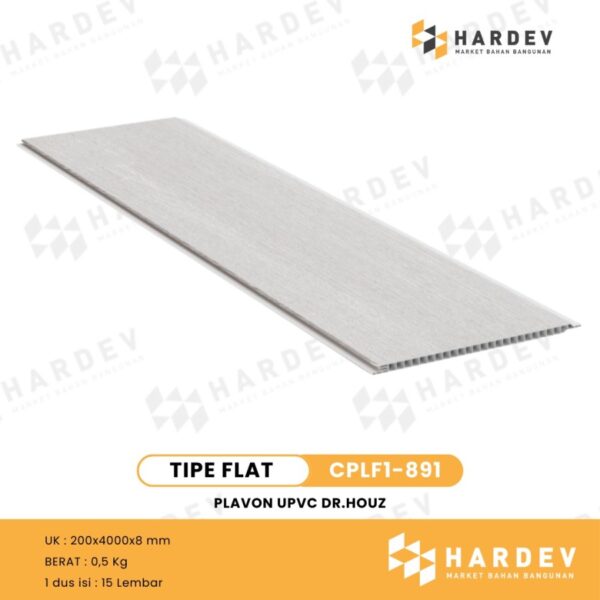 DR.HOUZ - UPVC Ceiling Panel | Plafon UPVC | CPLF1-891 dan CPLT1-891 DOFF | Per Box